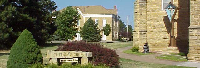 St Francis Church and Sign