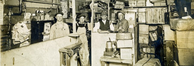 Frank McMillan in 1921 at Florence Depot