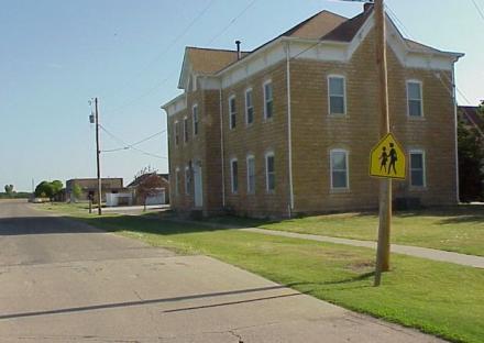 Main Street in Munjor, Kansas